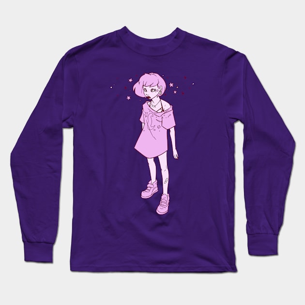 Astral Witch Long Sleeve T-Shirt by FindChaos